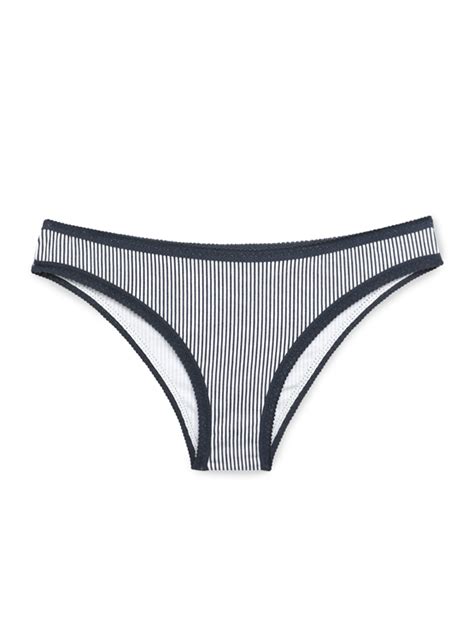 Ripley CALZÓN ALGODÓN MUJER INDEX BLANCO HI CUT BIKINI RAYAS