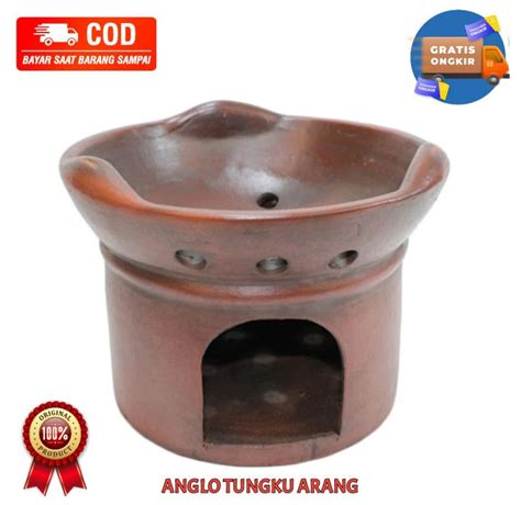 ANGLO TUNGKU ARANG GERABAH TANAH LIAT NATURAL Lazada Indonesia