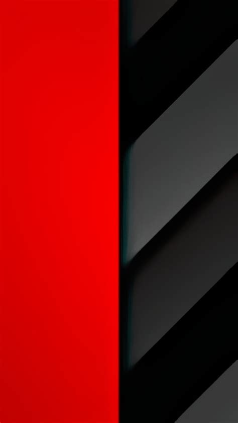 Simple Black Red Lines Digital Tech New Material Shapes Texture