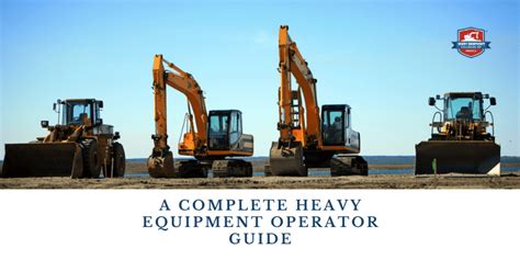 heavy equipment operator guide training skills jobs salary