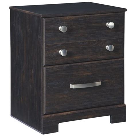 Bowery Hill 2 Drawer Nightstand With USB Ports In Brown 1 Kroger