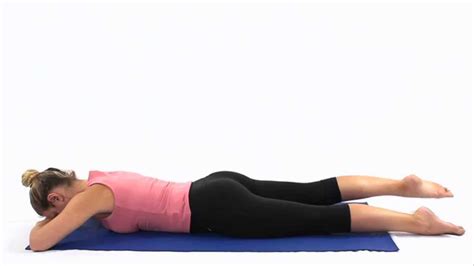 Pilates Prone start position - YouTube