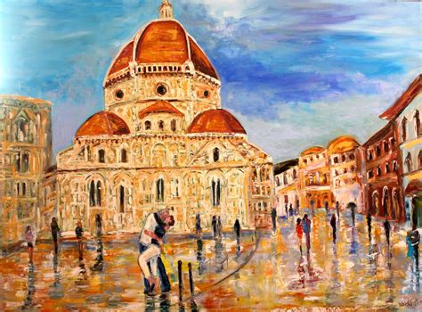 Duomo Florence Painting at PaintingValley.com | Explore collection of ...