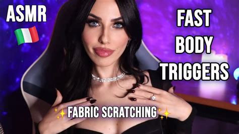 Asmr Fast And Aggressive Body Triggers Fabric Sounds Collarbone