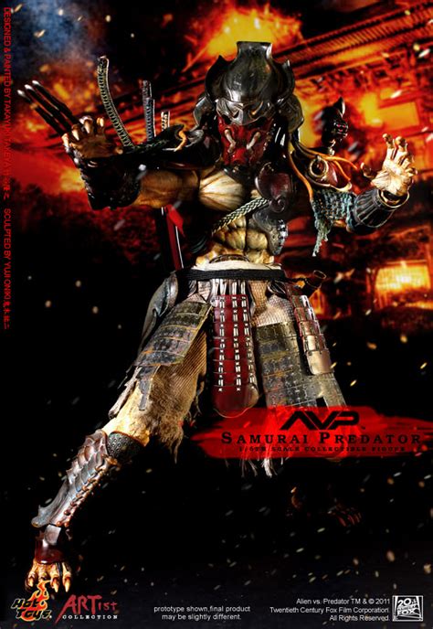 Hot Toys AC 01 AVP Samurai Predator W Diorama Base Hot Toys Complete Checklist