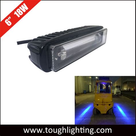 V Inch W Red Blue Zone Led Safety Warning Lights For Forklifts