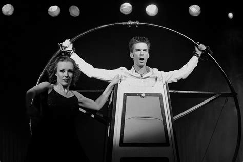 Stage illusion magic show, German illusionist THE MAGIC MAN