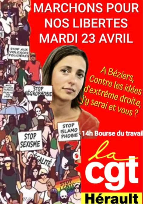 Le 23 Avril 2024 Manifestons à Béziers Pour Nos Libertés Et Nos Droits