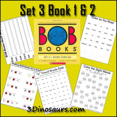 Free Early Reading Printables Bob Book Set Book