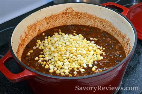 Corn And Black Bean Chili Savoryreviews