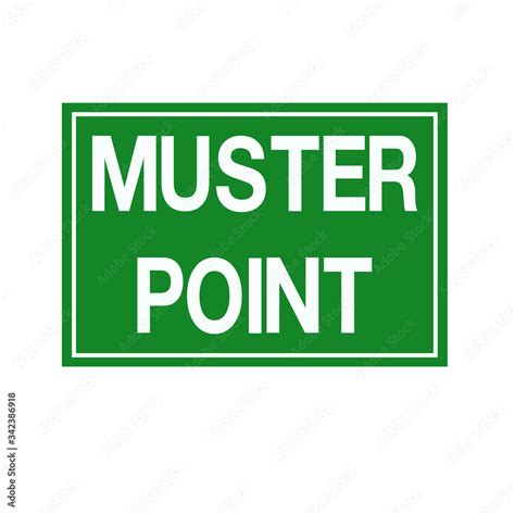 Muster Point Symbol Sign Vector Illustration Isolate On White