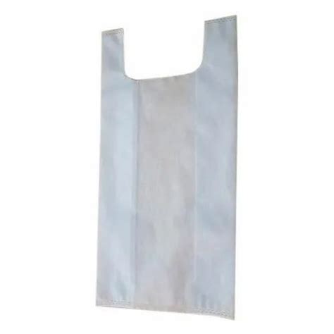 Plain U Cut White Non Woven Bag For Grocery At Rs 170 Kg In Jhargram