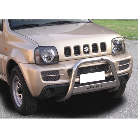 Bull Bar Protezione Anteriore Inox Black Mm Suzuki Jimny Dal