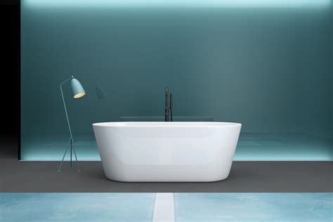 Allure 59" Oval One Piece Freestanding Bathtub
