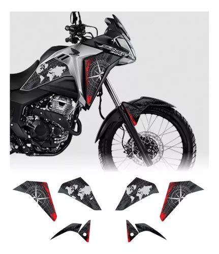 Adesivo Vinil Kit Faixa Grafismo M Moto Sahara Frete Gr Tis