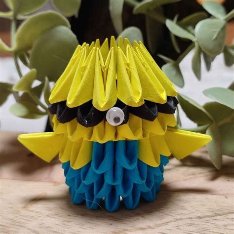 Minionek Mini Handmade Origami Modu Y R Kodzie O Dzia Oszyce Kup