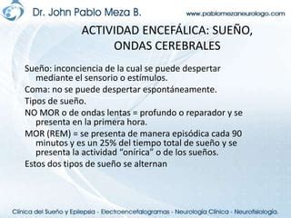 Neurofisiologia Ondas Cerebrales Y Sue O Ppt