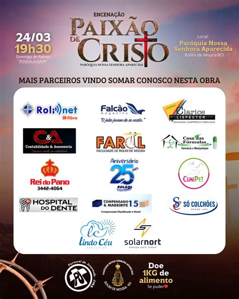 Cei 106 Aurea Paixão Rolim - Encenação da Paixão de Cristo marca Domingo de Ramos em Rolim de Moura ...