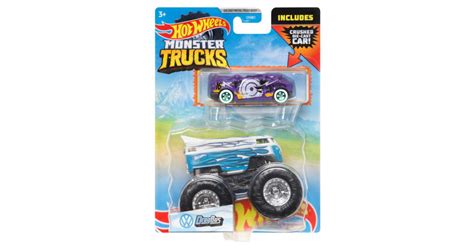 Hot Wheels Monster Truck Si Masinuta Metalica Dragbus Arhiva Okazii Ro