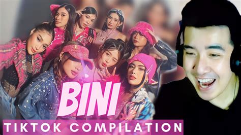 [reaction] Bini Tiktok Compilation Part 10 Youtube