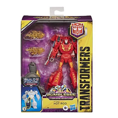 Jual TRANSFORMERS Cyberverse Deluxe Class Hot Rod Figure With BAF Maccadam Jakarta Barat