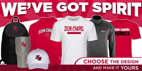 ZION CHAPEL HIGH SCHOOL REBELS - JACK, Alabama - Sideline Store - BSN ...