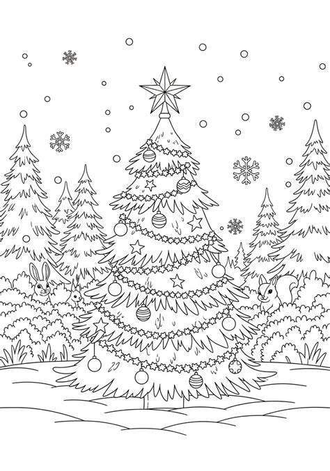 Desenho De Uma árvore De Natal - 8