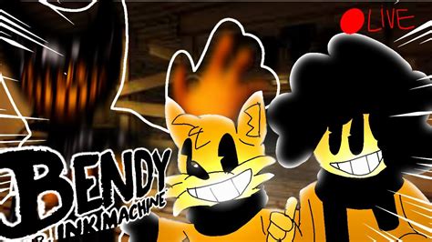 JOGANDO BENDY AND THE INK MACHINE AO VIVO C SpikeThePorcupine YouTube