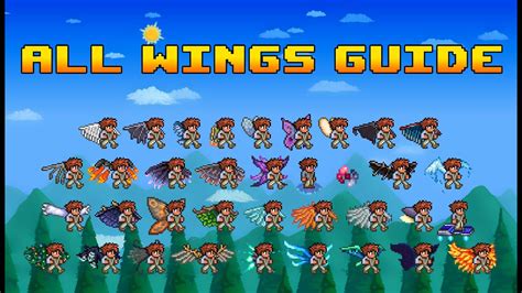 All Wings Guide Terraria 1 3 Youtube