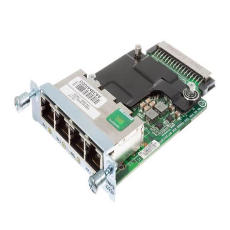 Cisco EHWIC 4ESG High Speed WAN Interface Module Gigabit Ethernet New