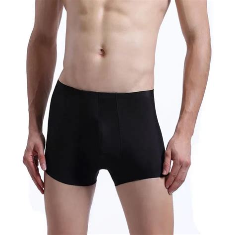 Buy Men Boxers Brand Cockcon Underwear Man Seamless Straight Waist Thin