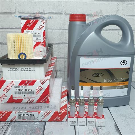 GENUINE TOYOTA ALPHARD HYBRID SERVICE KIT AYH30 2 5L 2015 2021 WITH