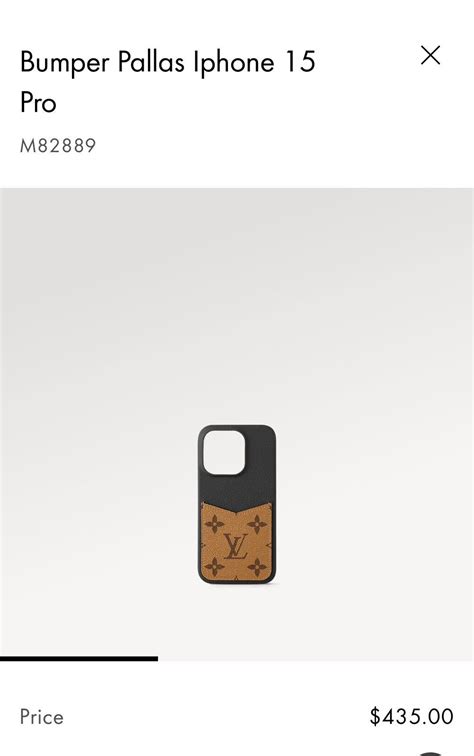 Louis Vuitton Iphone 15 Pro Bumper Pallas Ebay