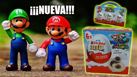 Unboxing And Review Nueva Colección Super Mario De Kinder Joy X9 Regalos