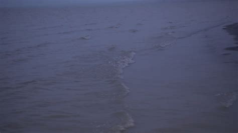 During Rainfall At Night Time Ocean Waves Stock Footage SBV-347751699 ...