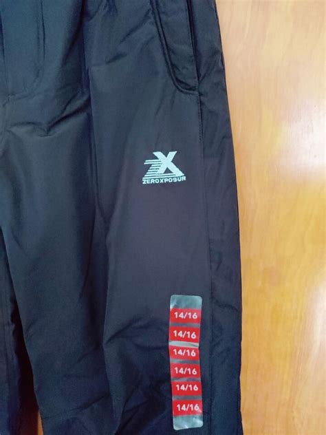 New Zeroxposur Girl S Snow Pants Black 14 16 Reflective With Pockets Ebay