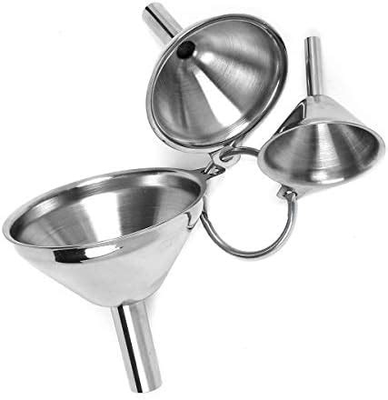 Set Di 3 Imbuti Da Cucina In Acciaio Inox 3 Dimensioni Colore