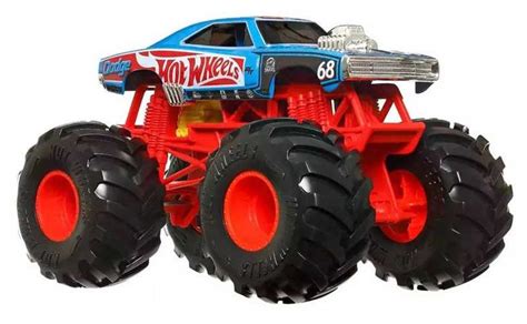 Miniatura Monster Trucks Hot Wheels Dodge RT Hot Wheels 1 24 Mattel Carrinho De Brinquedo