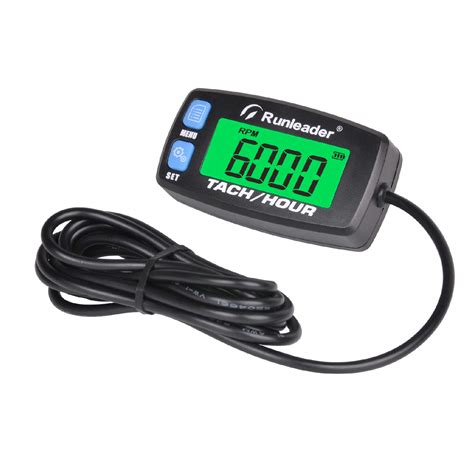 Buy Runleader Digital Tach Hour Meter Rpm Gauge Meter Backlight