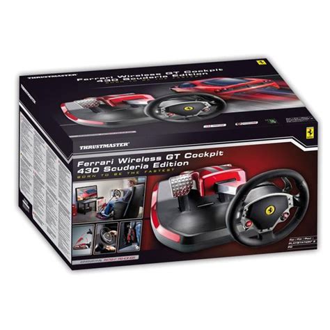 Thrustmaster Ferrari Wireless GT Cockpit 430 Scuderia Editon - Volant ...
