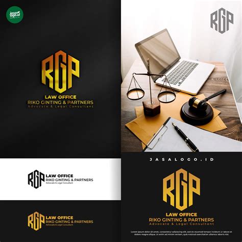 Desain Logo Konsultan Untuk Aw Office Riko Ginting And Partners Advocate