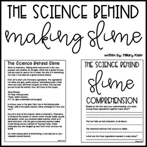 The Science Behind Slime | Teaching Resources