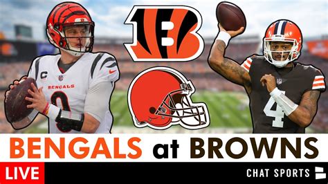 Bengals Vs Browns Live Streaming Scoreboard Play By Play Highlights