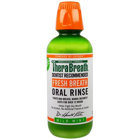 Therabreath Fresh Breath Oral Rinse Mild Mint Fl Oz Ml