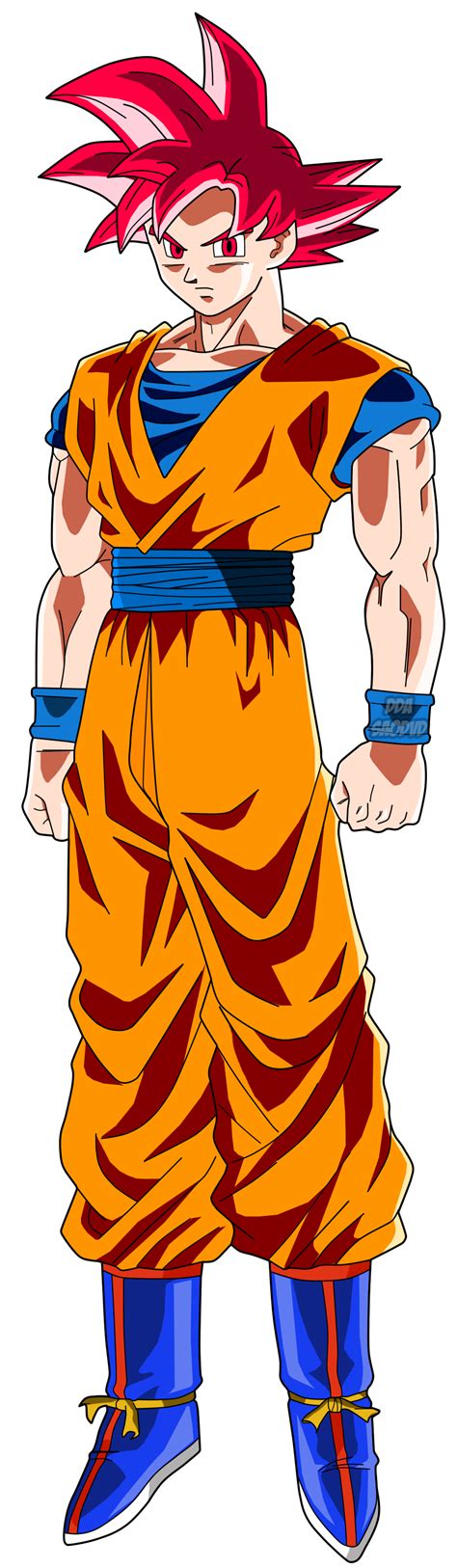 Goku Ssj God Render Remake By Saodvd On Deviantart