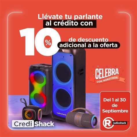 RadioShack - 🔊 ¡Que la música no pare! Con CrediShack estrena tu