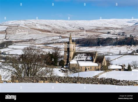 Church Of Saint Margaret Of Antioch In Hawes Stands Out Over The