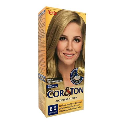 Tinta 8.0 Cor E Ton - Tintura Cor E Ton 8.0 Louro Claro - drogariacatarinense