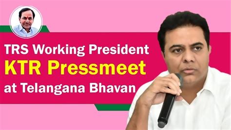 Live TRS Working President KTR Press Meet At Telangana Bhavan TRS