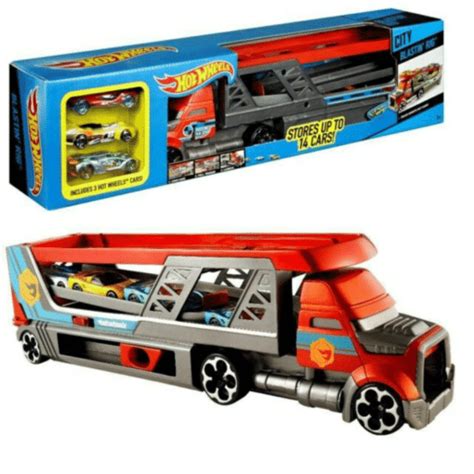 Hot Wheels Autonkuljetusrekka 3 Autoa Muovi Ja Lelu